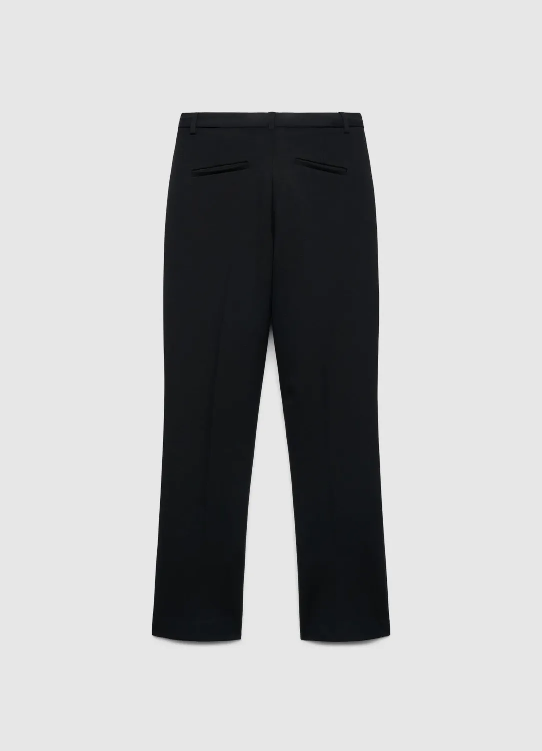 Calliope pantalon cigarette uni pantalon femme pli central