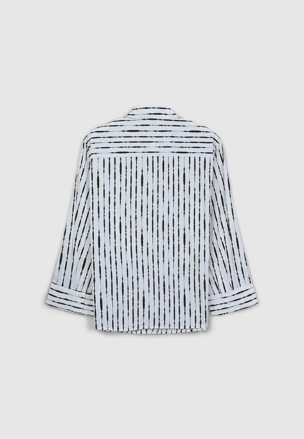 Calliope Chemise oversize femme coton à motif manches longues