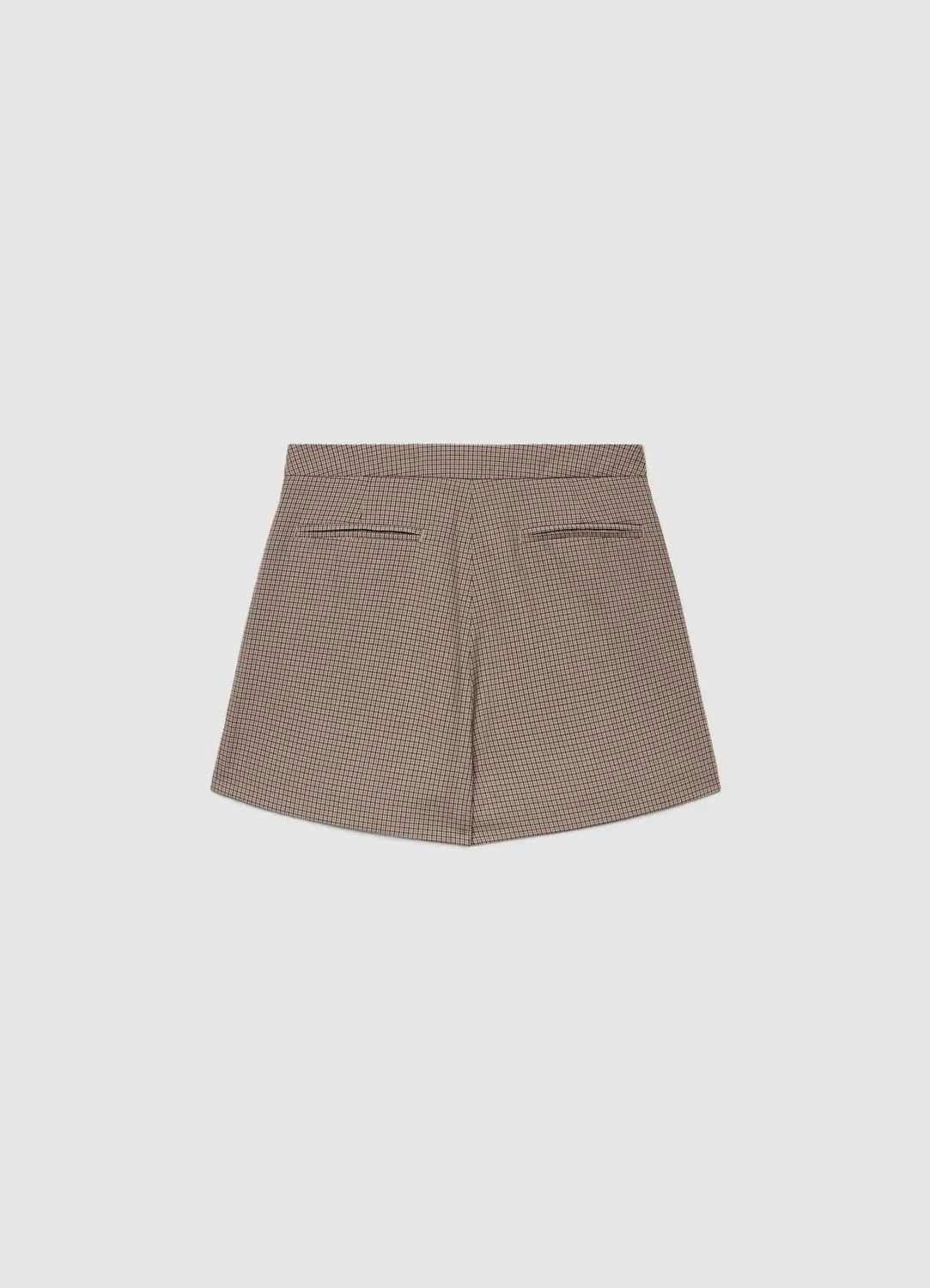 Calliope jupe-short femme plis micro-carreaux XS-L