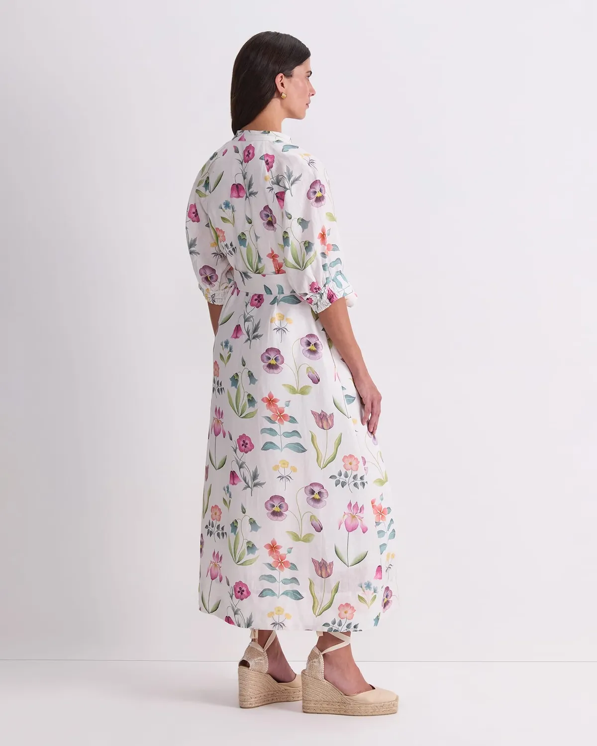 Sportscraft Floral Majesty Liberty robe midi lin