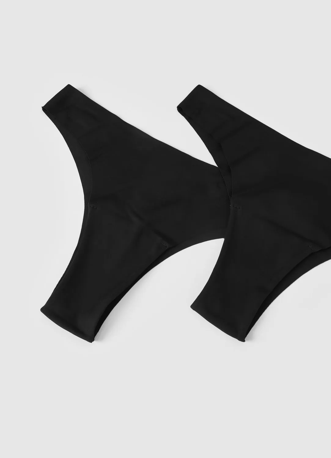 Calliope lot 2 slips brésiliens femme XS sans couture