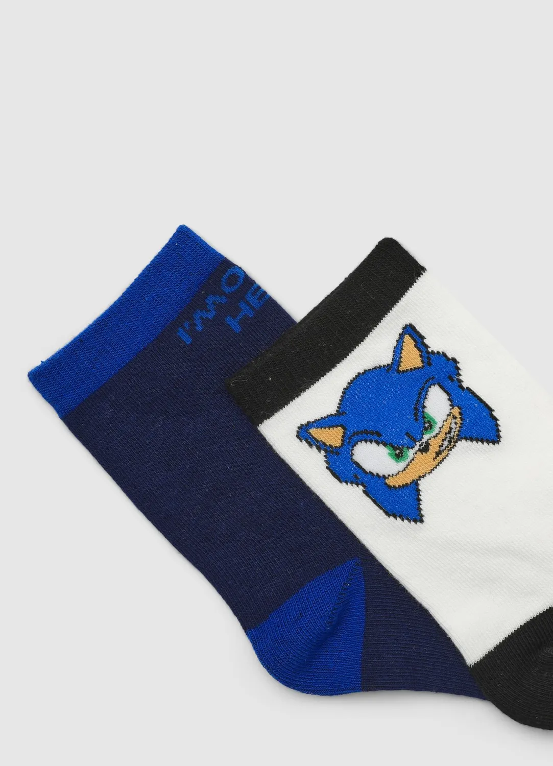 Calliope lot 2 chaussettes Sonic garçon coton