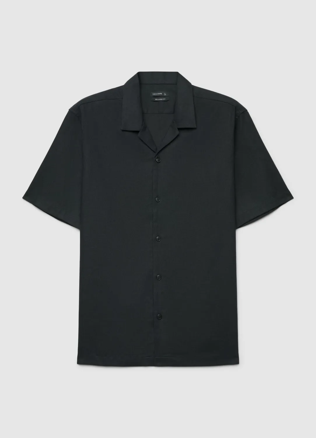 Calliope chemise bowling homme misto lino relaxed