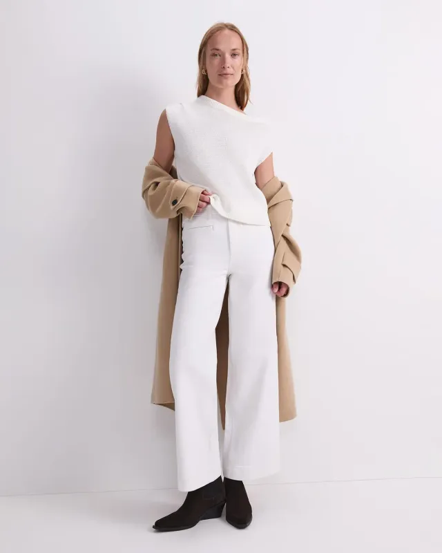 Sportscraft Josie Asymmetric Knit pull coton