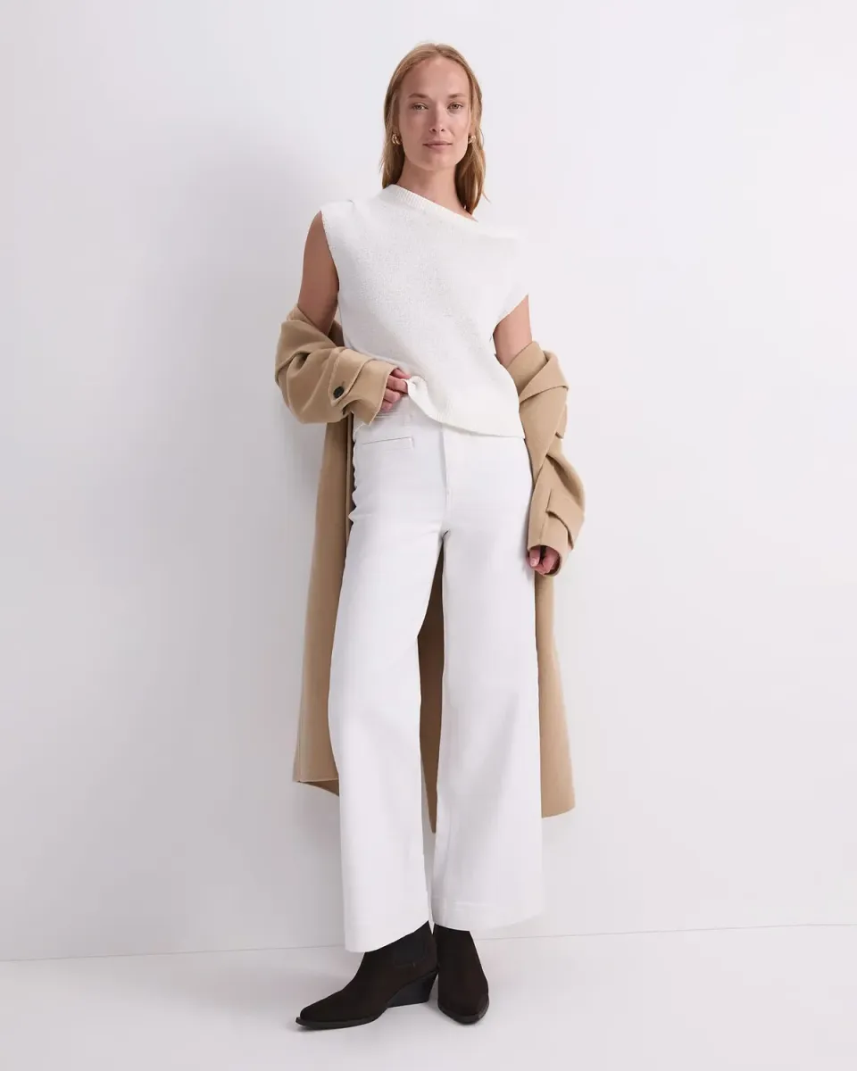 Sportscraft Josie Asymmetric Knit pull coton