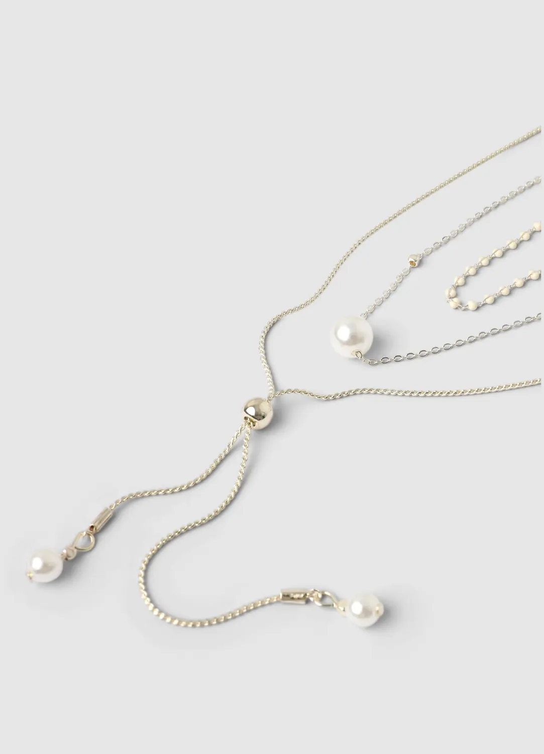 Calliope Lot 3 Colliers Fins Perles Femme
