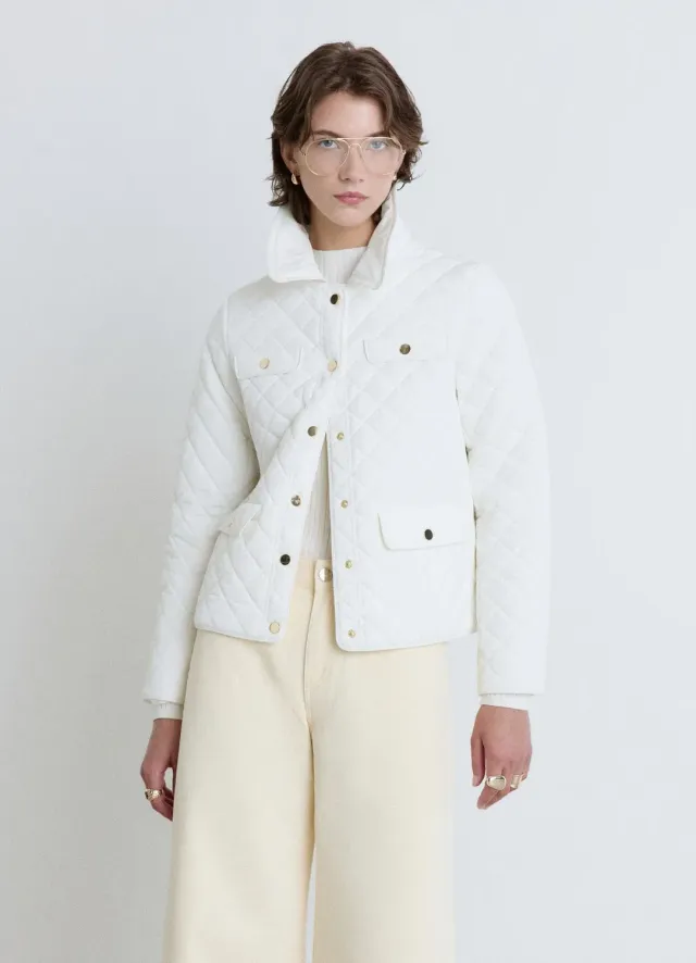 Calliope Veste matelassée losanges femme unie