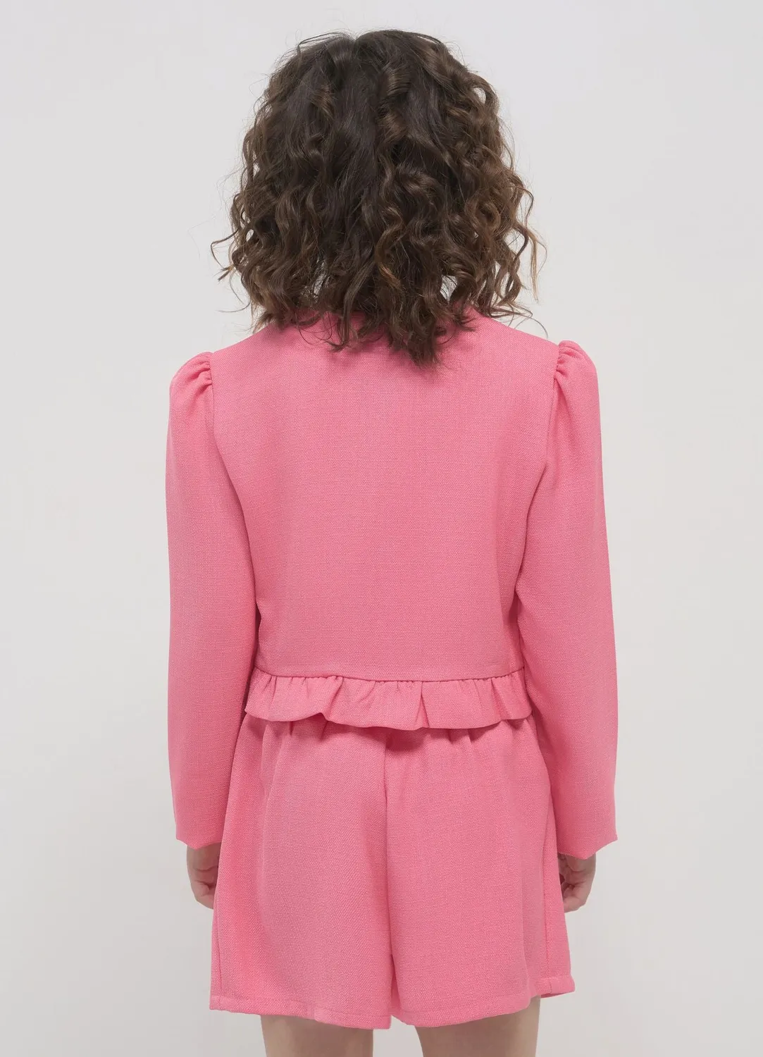 Calliope boléro fille uni bouton