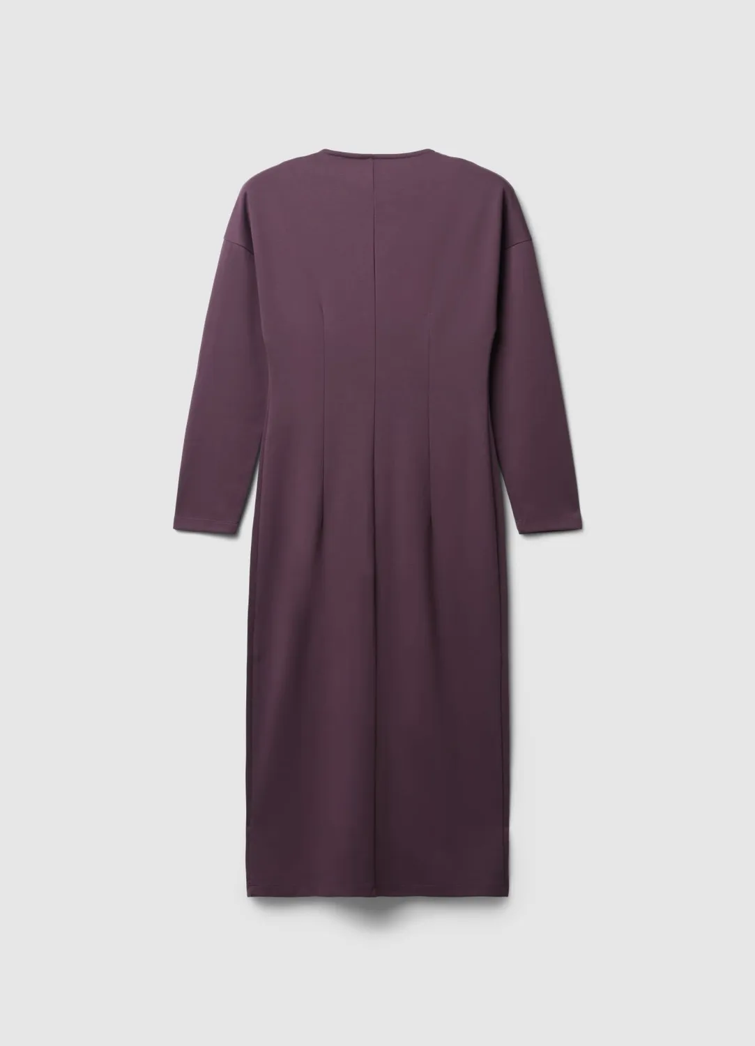 Calliope robe longue zip doré femme unie