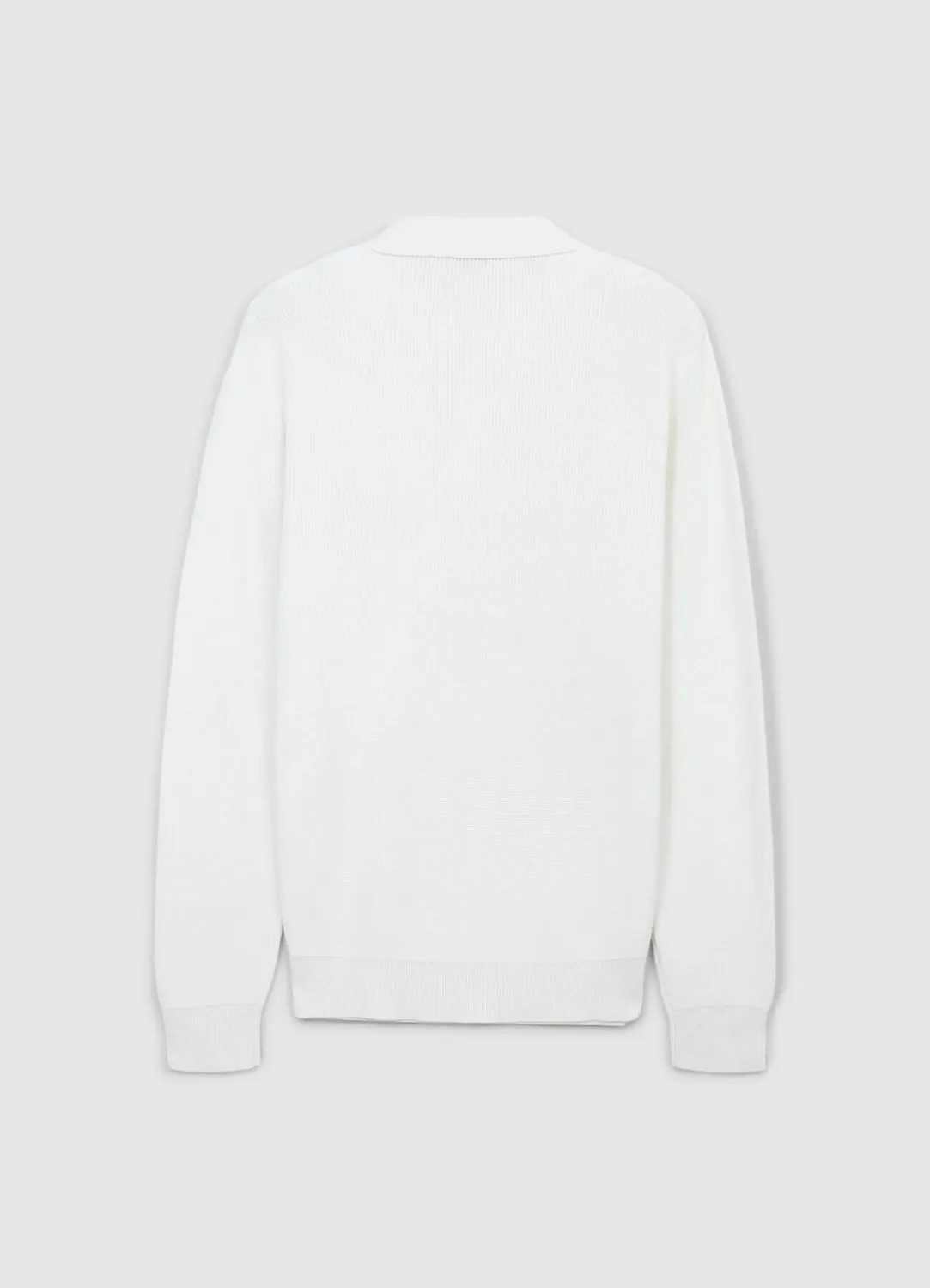 Calliope coton polo pull homme manches longues