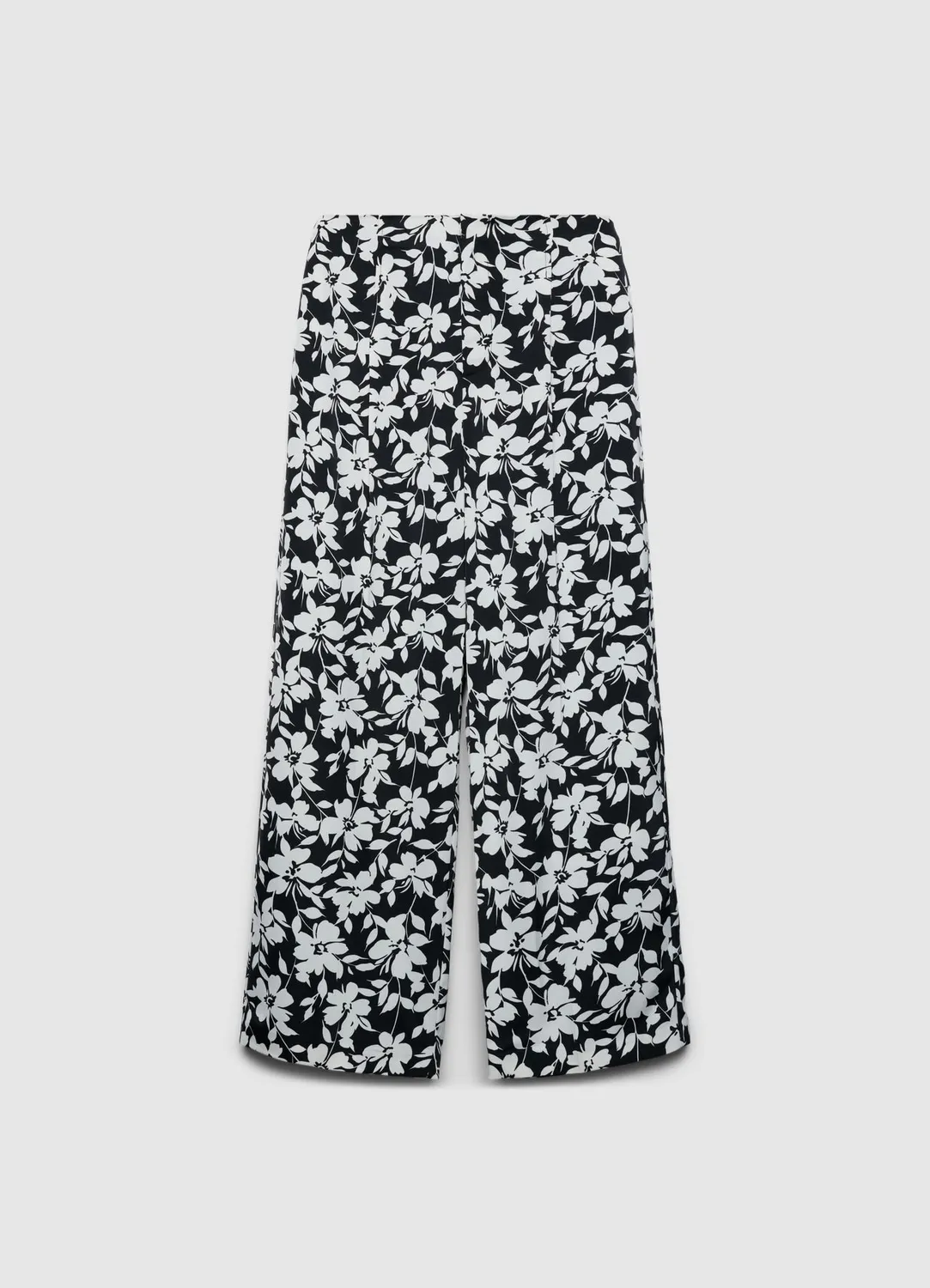 Calliope pantalon palazzo femme fleurs satiné