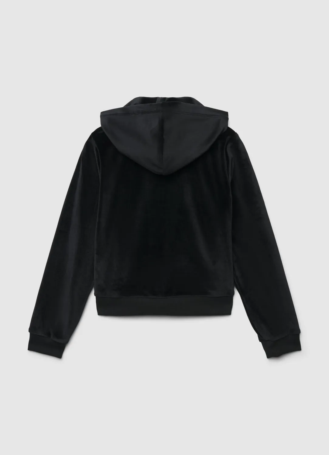 Calliope sweat fille capuche zippé écriture brillant