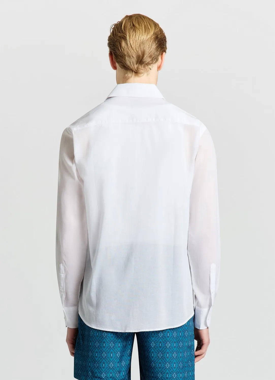 Calliope chemise homme unie col classique manches longues