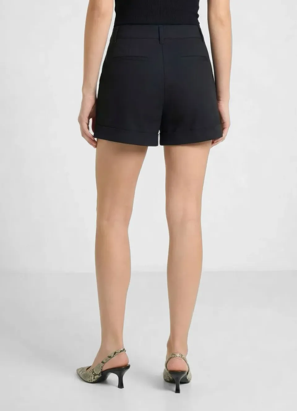 Calliope Short chino à revers femme uni