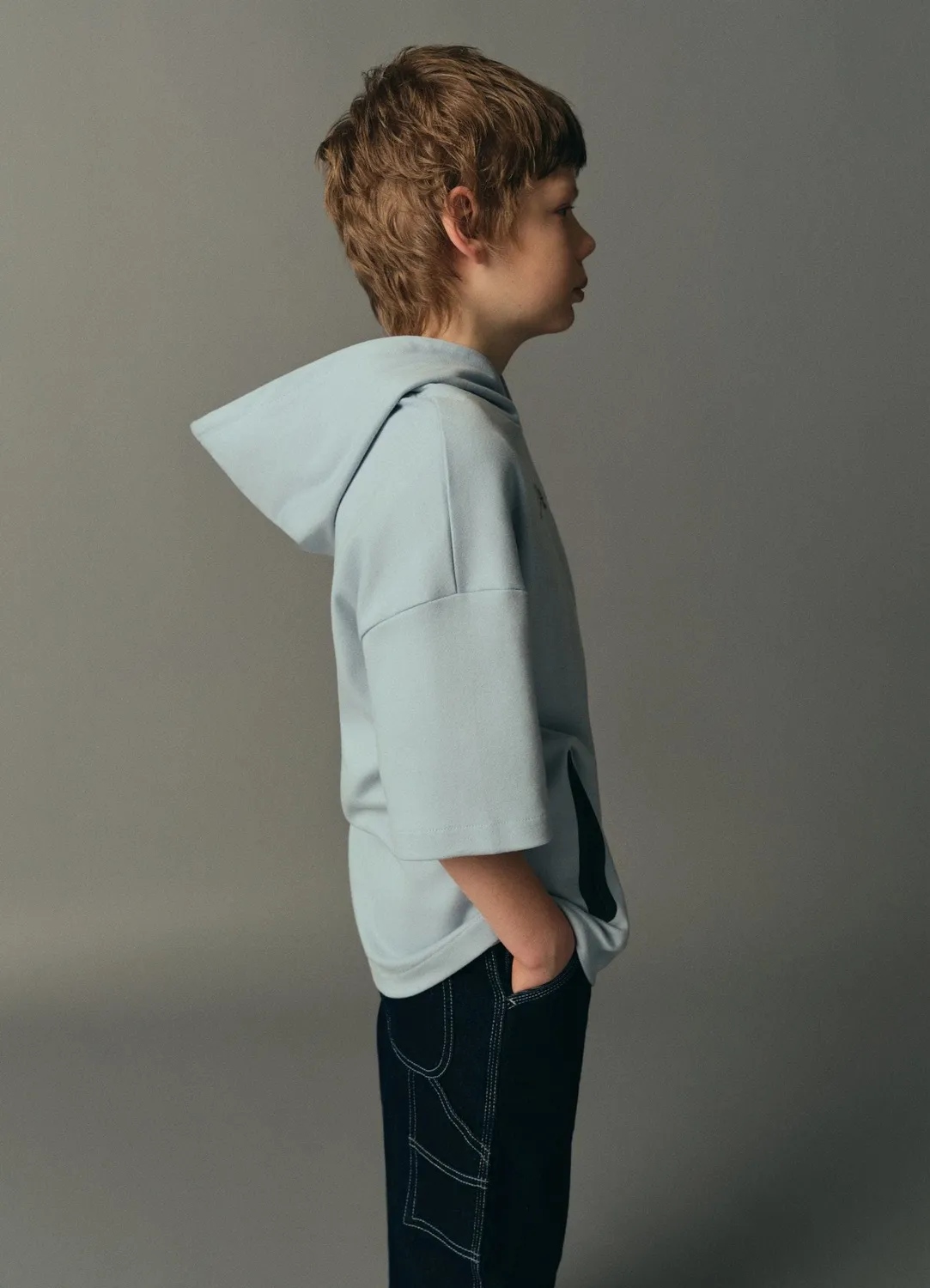Calliope t-shirt garçon capuche écritures