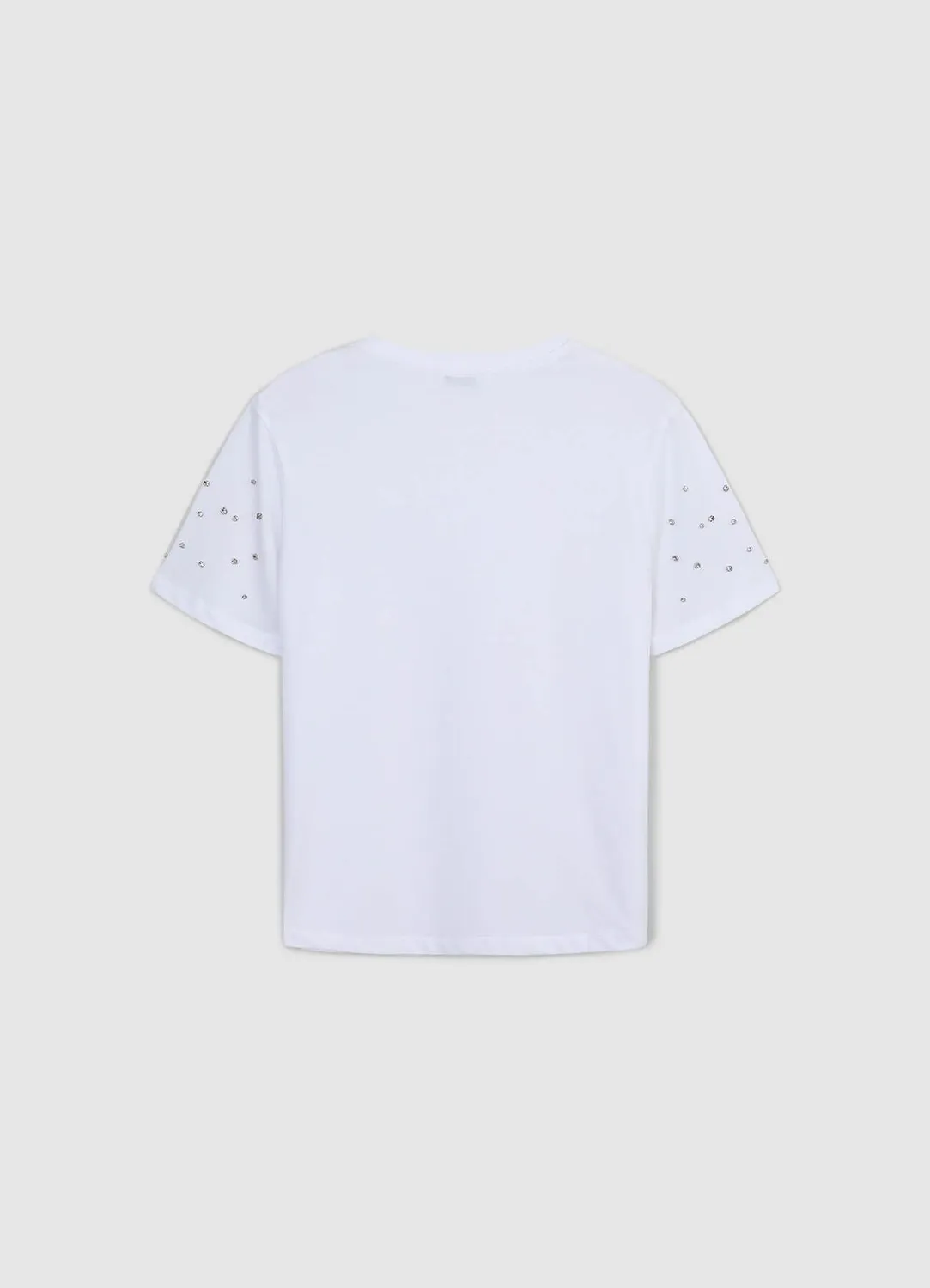 Calliope t-shirt strass col rond coton femme regular