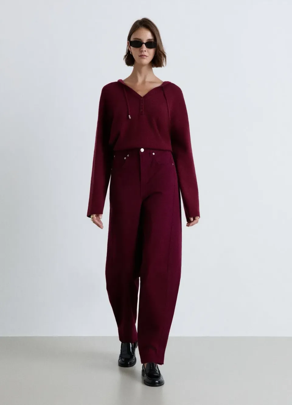 Calliope pantalon baggy 5 poches femme