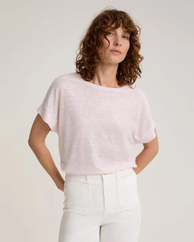 Sportscraft Tonia tee lin argenté foil