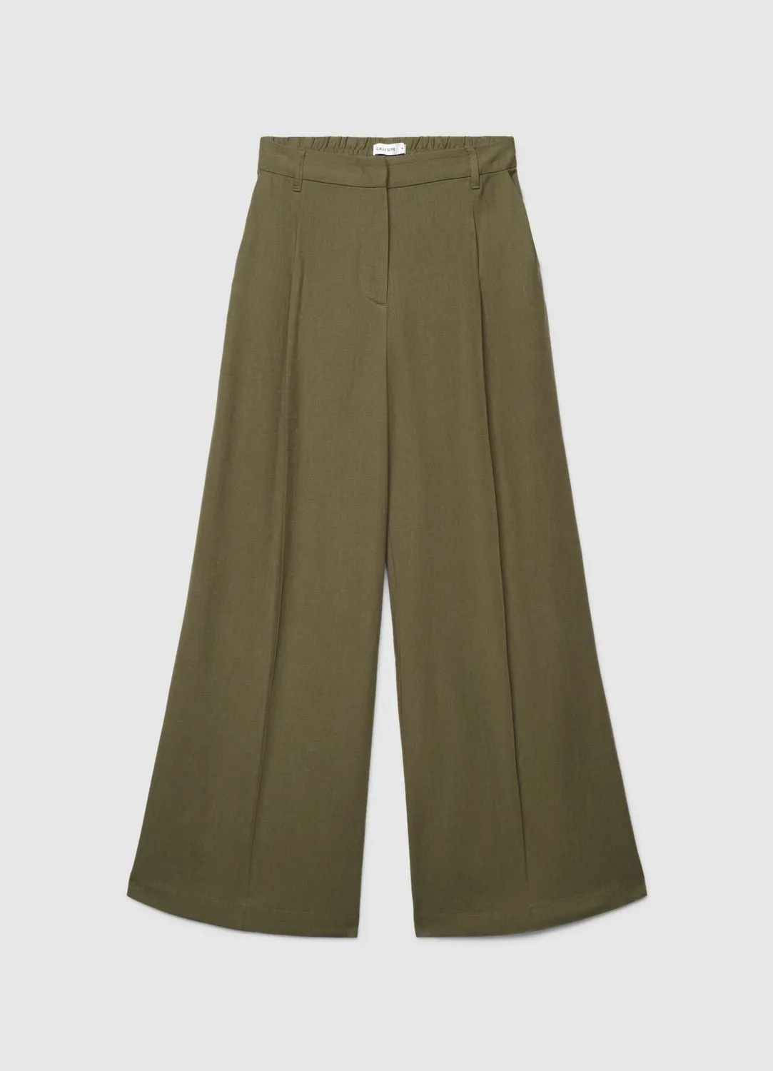 Calliope pantalon palazzo taille haute large