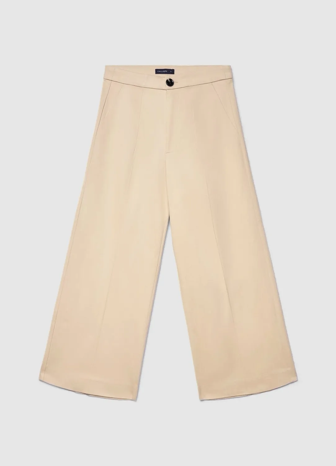 Calliope pantalon culotte tailleur femme uni