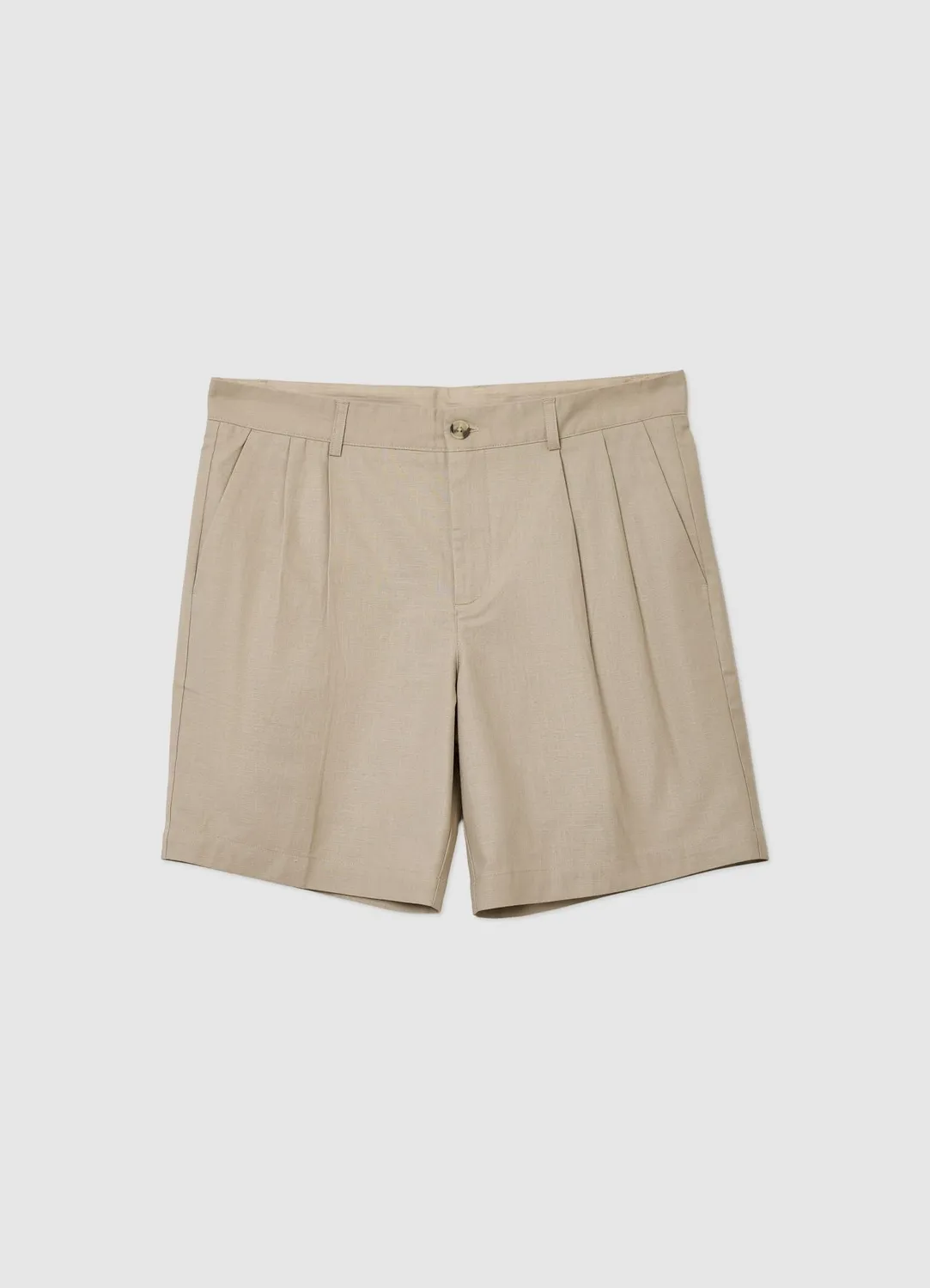 Calliope bermuda pinces homme uni regular
