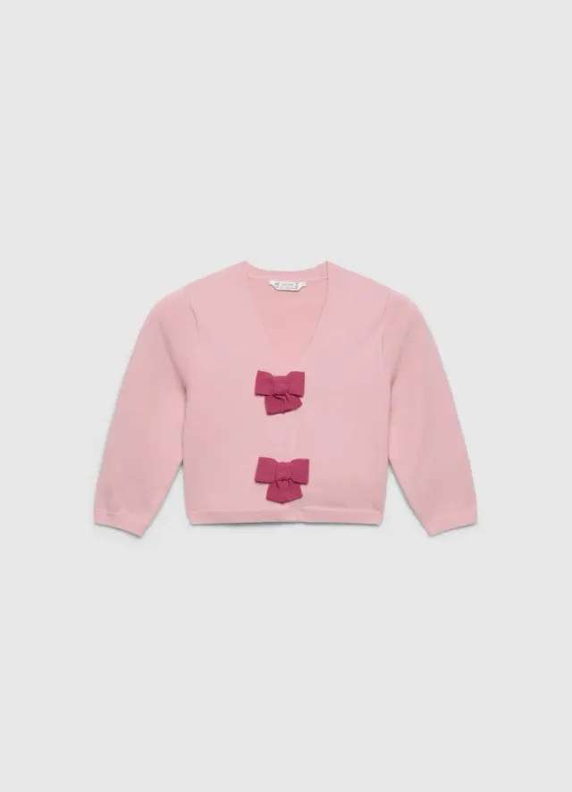 Calliope Cardigan à Nœuds gilet fille col V