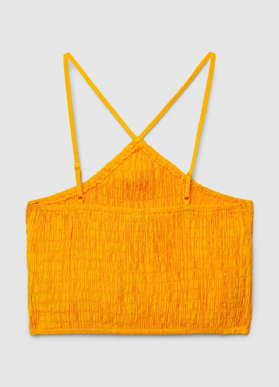 Calliope top smock bretelles croisées élastique