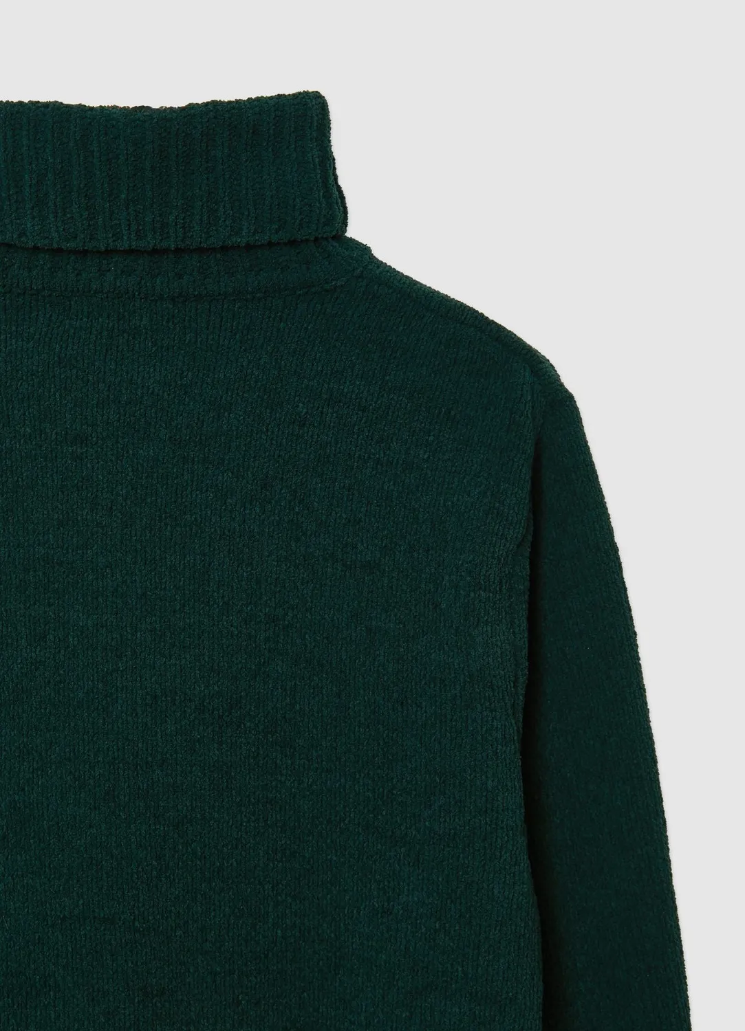 Calliope pull col roulé homme chenille uni