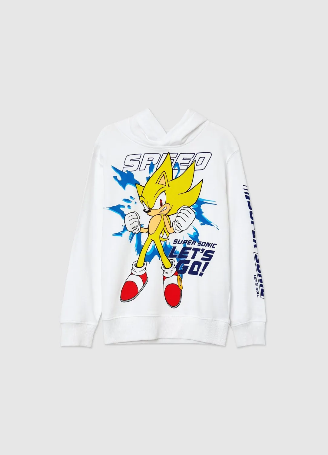 Calliope Sweat capuche Sonic garçon coton regular