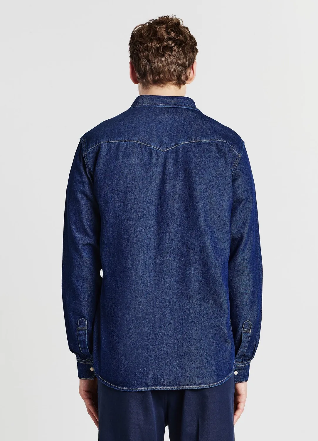 Calliope chemise western denim homme boutons