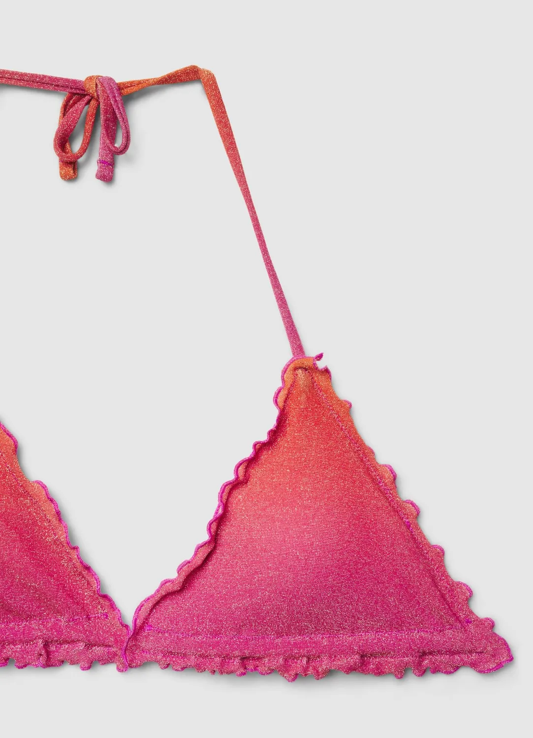 Calliope haut bikini triangle femme brillant