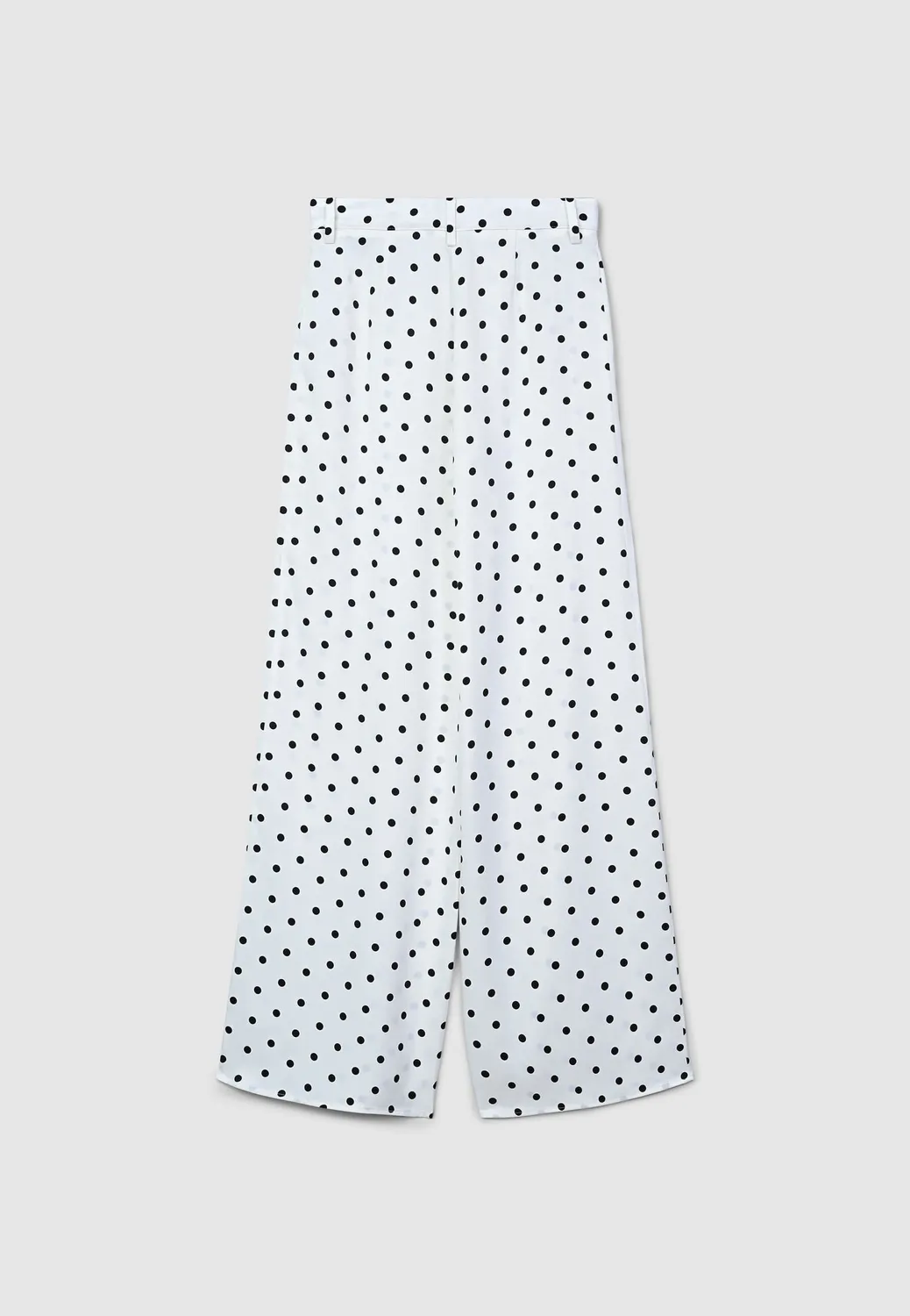Calliope pantalon palazzo femme satine pois regular