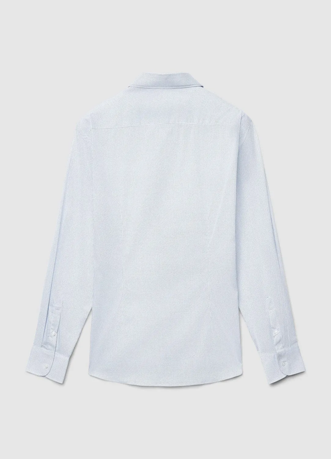 Calliope chemise homme micro-motifs slim manches longues