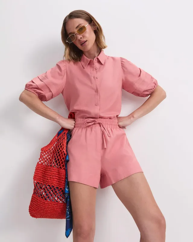 Sportscraft Lola short coton lin femme