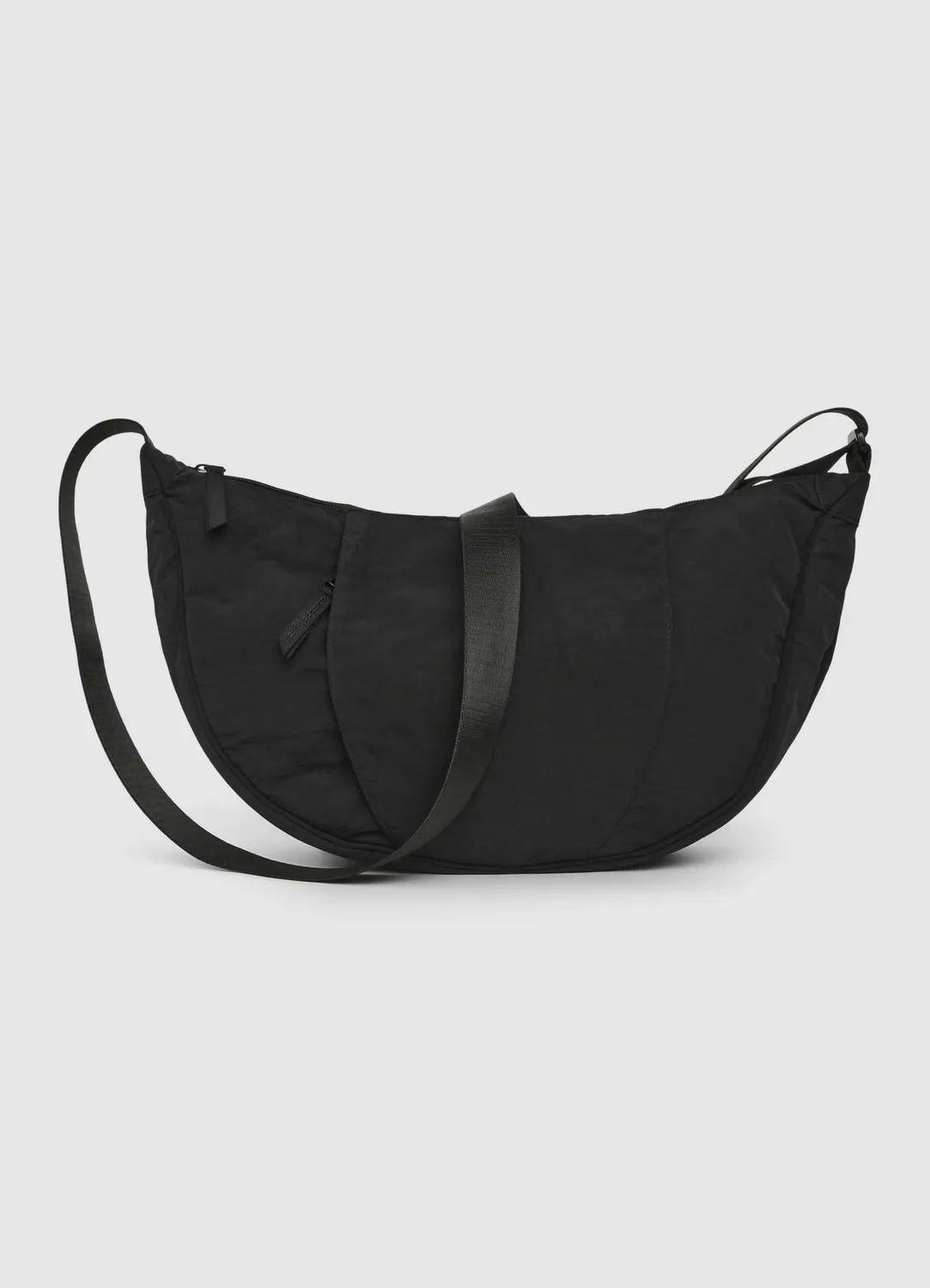 Calliope Sac demi-lune femme bandoulière zippé
