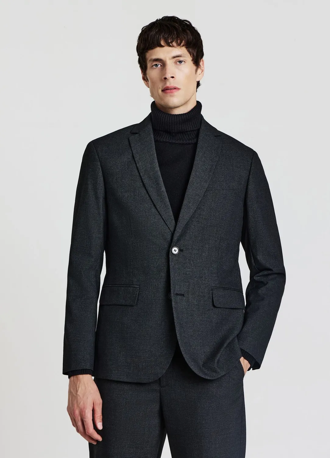 Calliope veste homme monopetto micro-motifs bureau