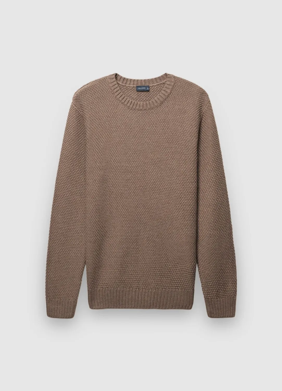 Calliope pull col rond homme maille casual