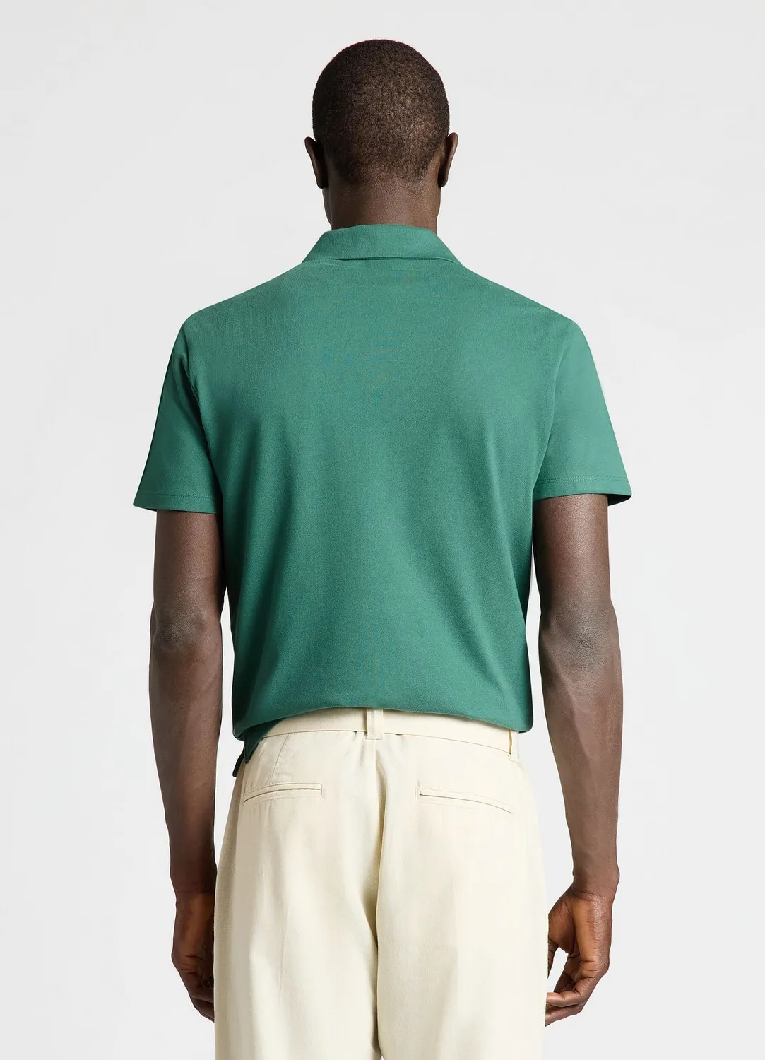 Calliope polo uni homme manches courtes