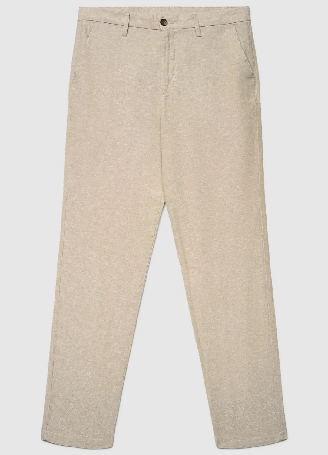 Calliope pantalon chino homme lin coupe droite