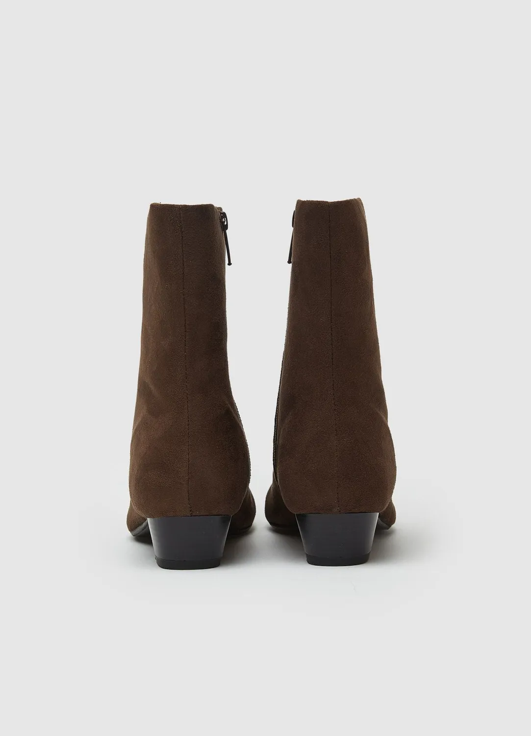 Calliope bottines femme cheville talon bas zip latéral