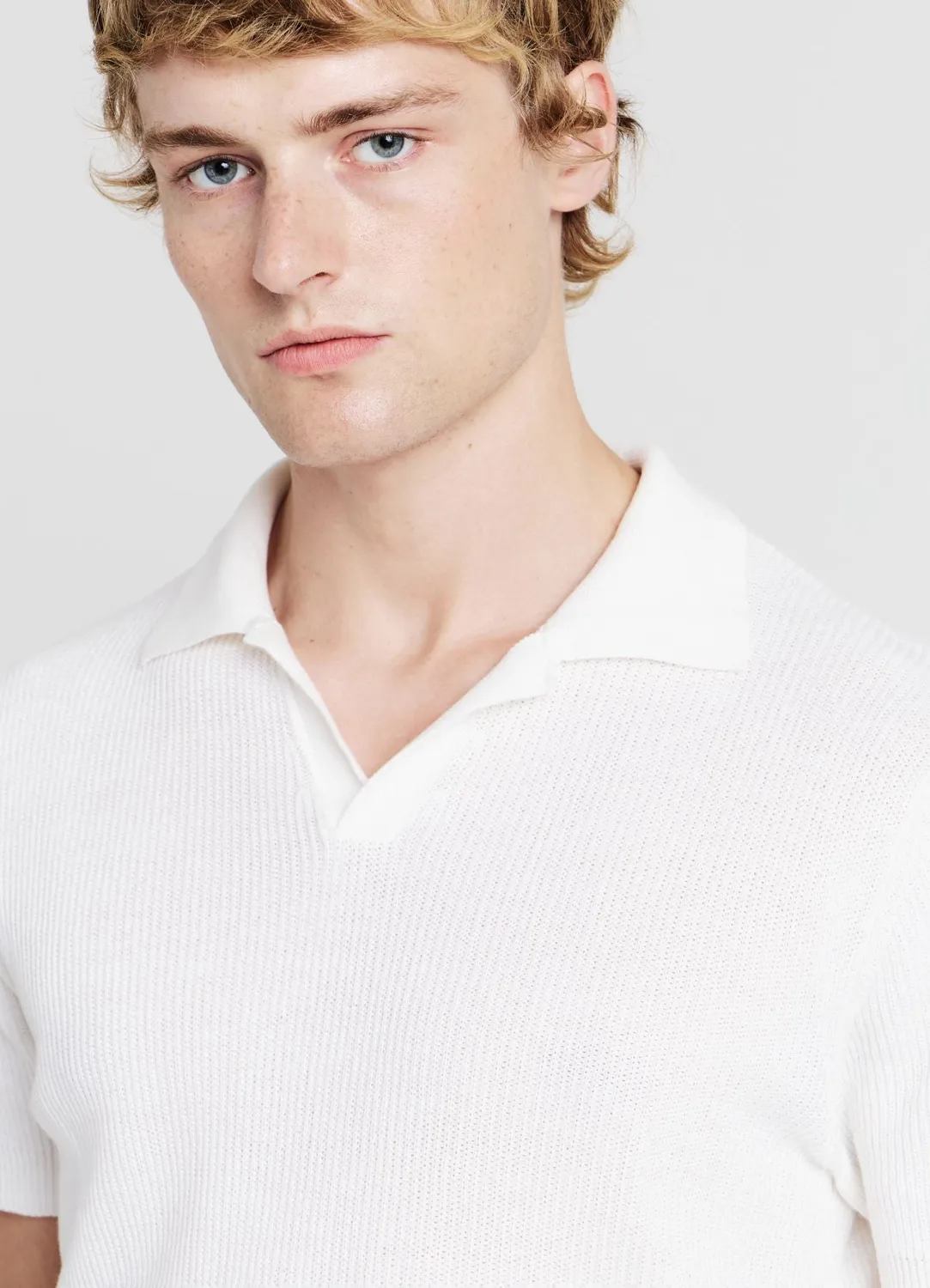 Calliope maille polo homme coton uni