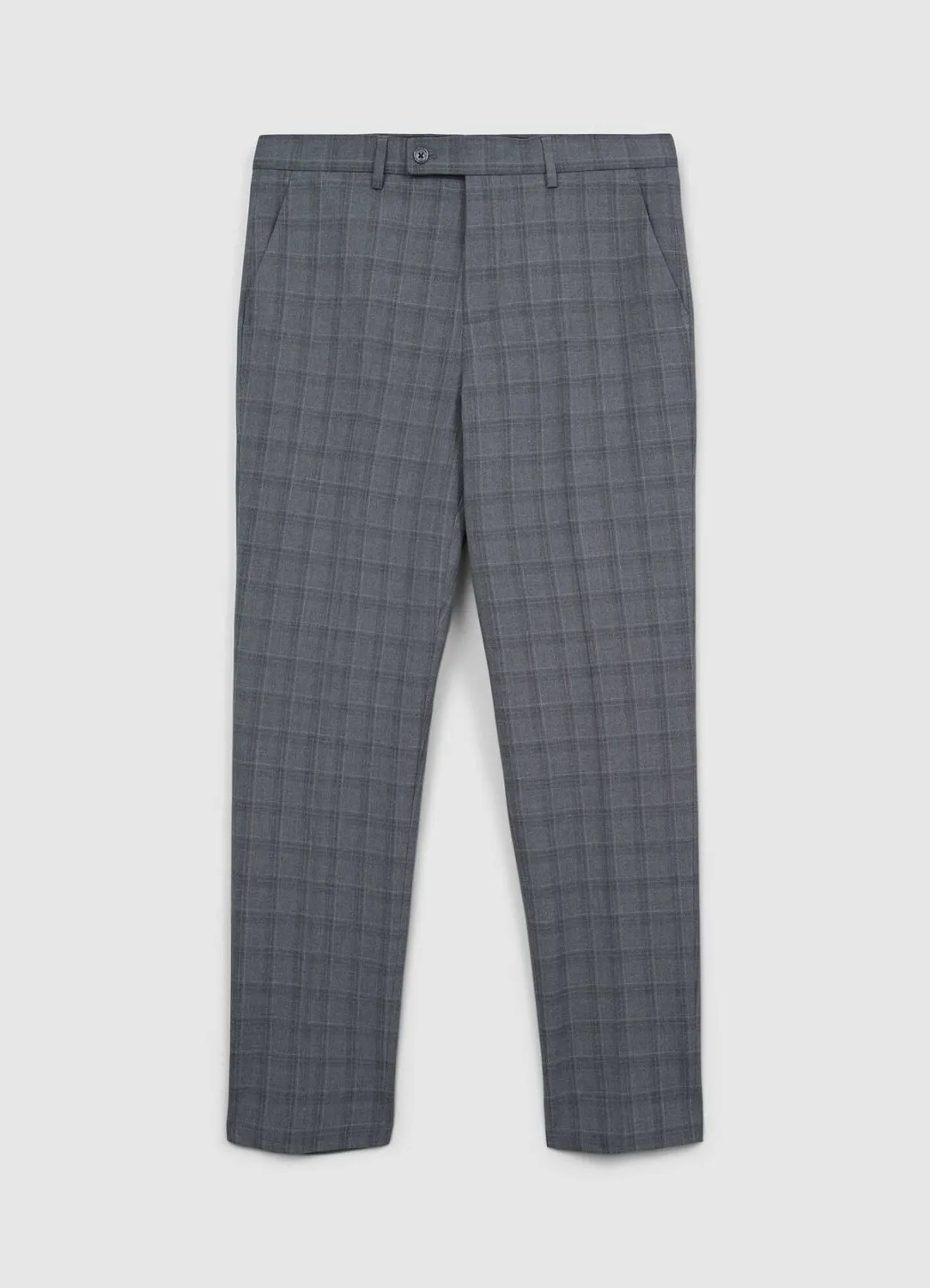 Calliope pantalon à carreaux homme coupe regular bureau