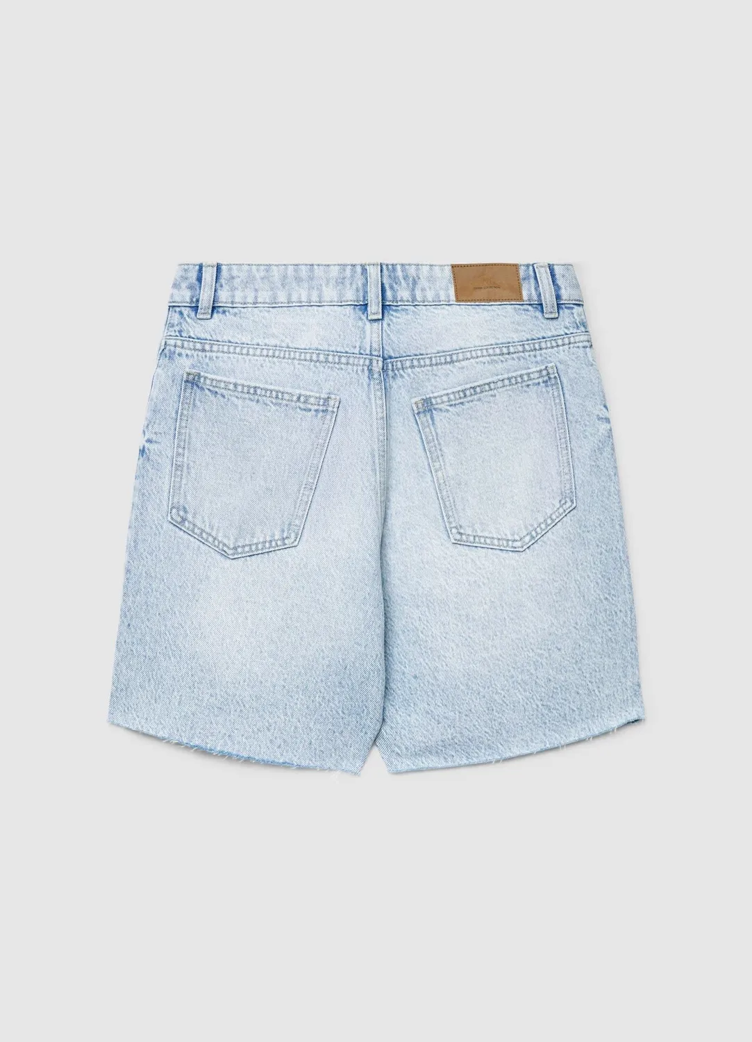 Calliope Bermuda jean femme brut cinq poches