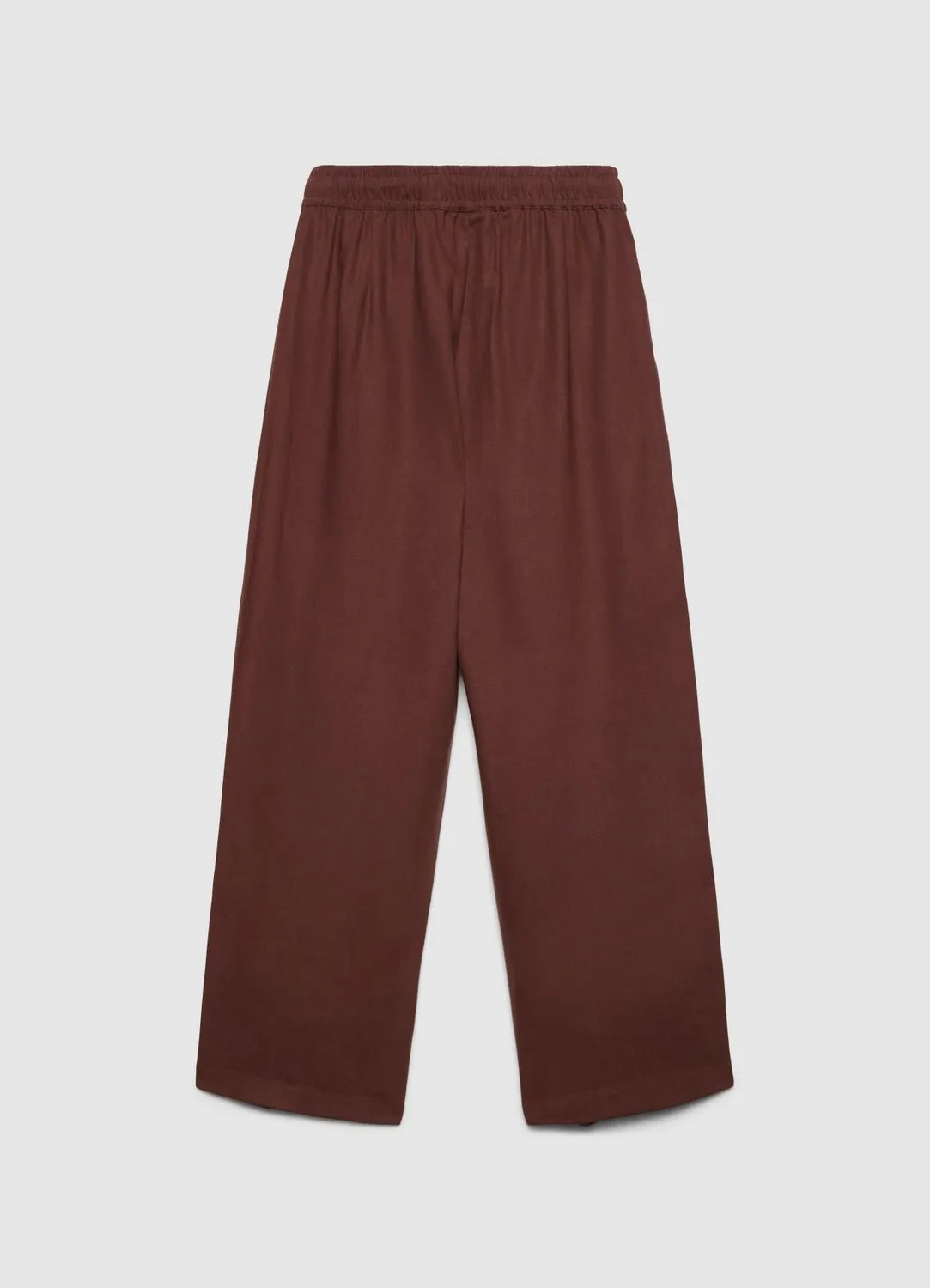 Calliope pantalon jogger lin femme taille haute
