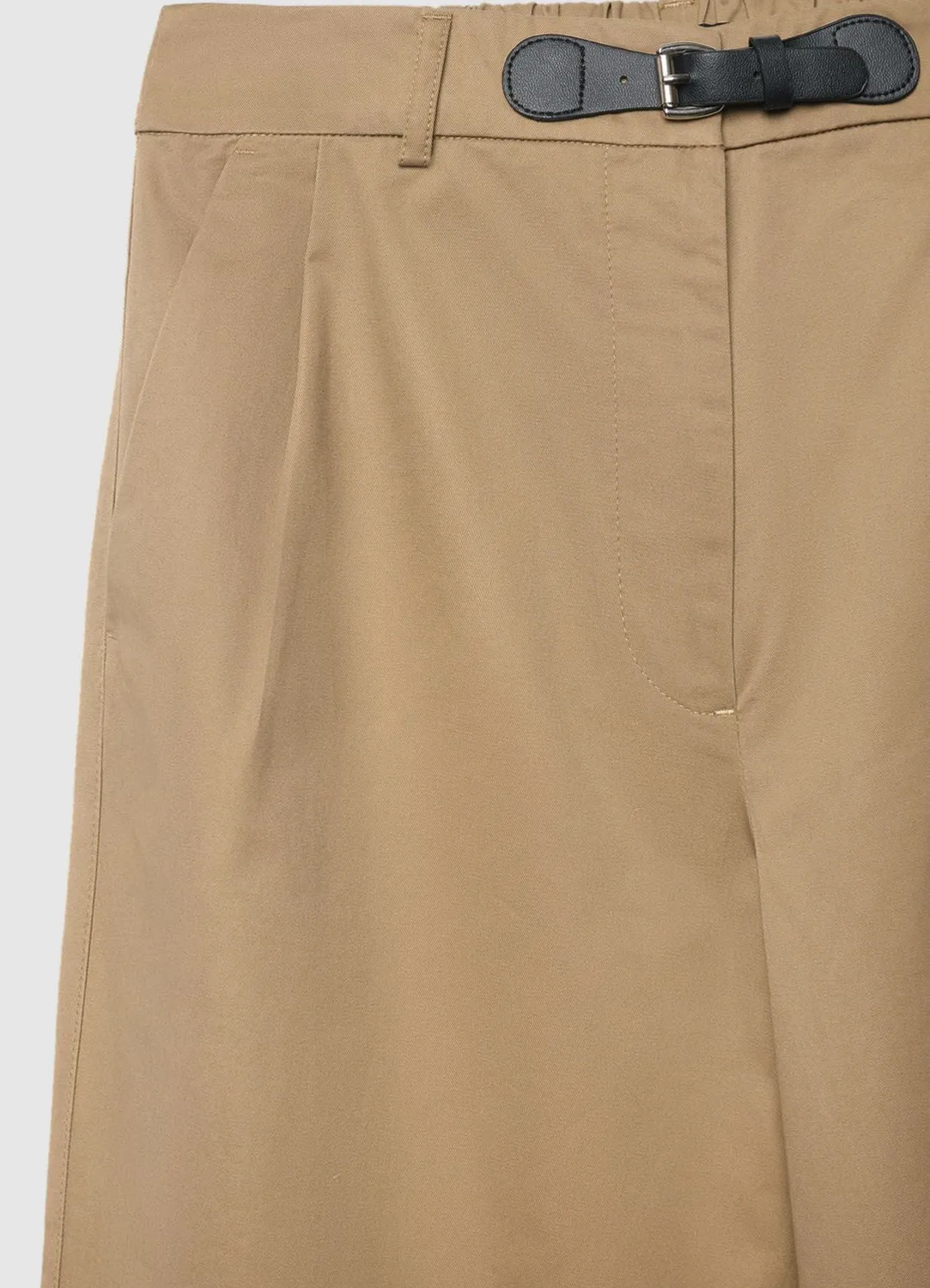 Calliope pantalon culotte femme large ceinture boucle