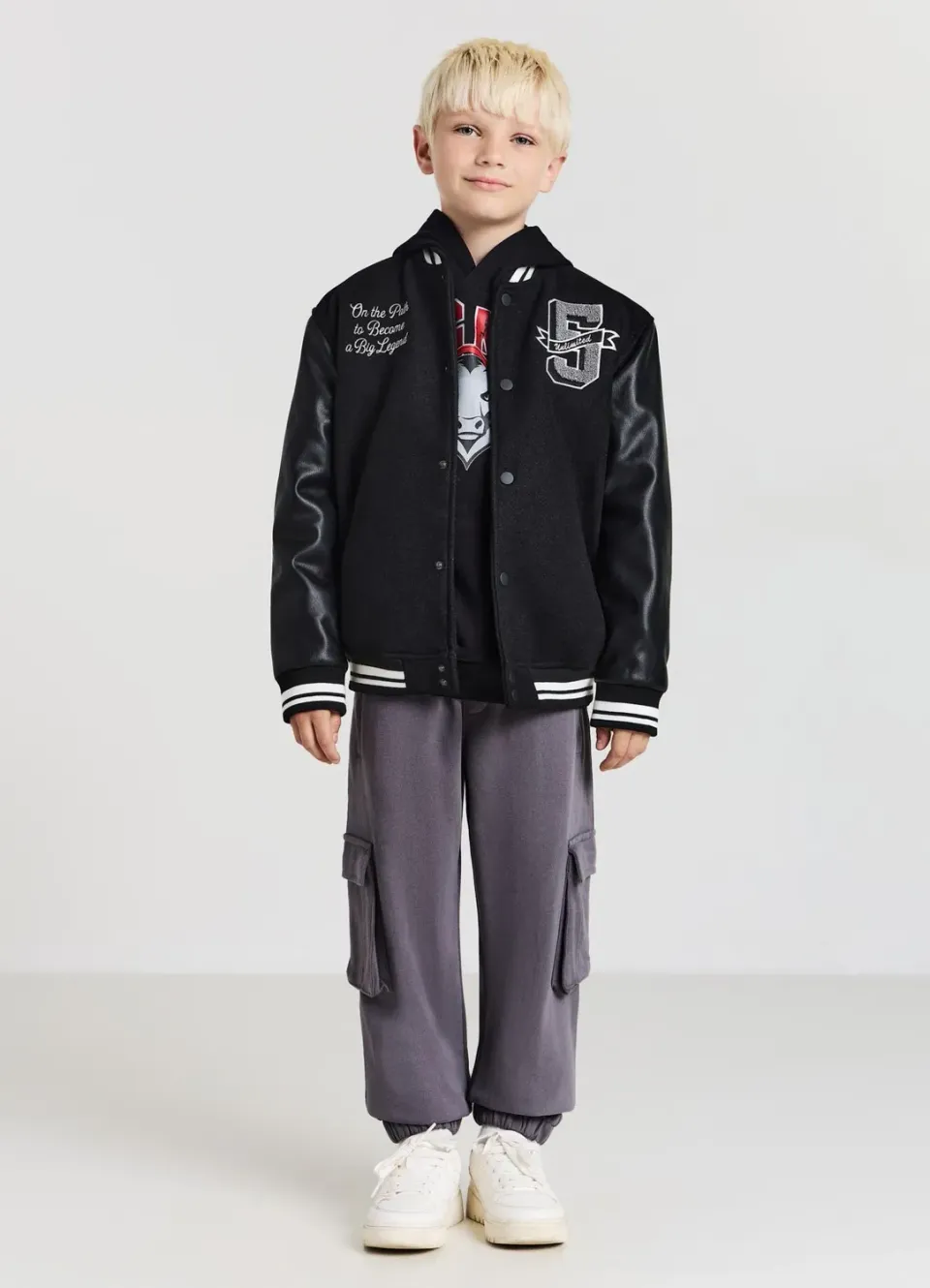 Calliope Bomber college garçon 8-9 ans style varsity