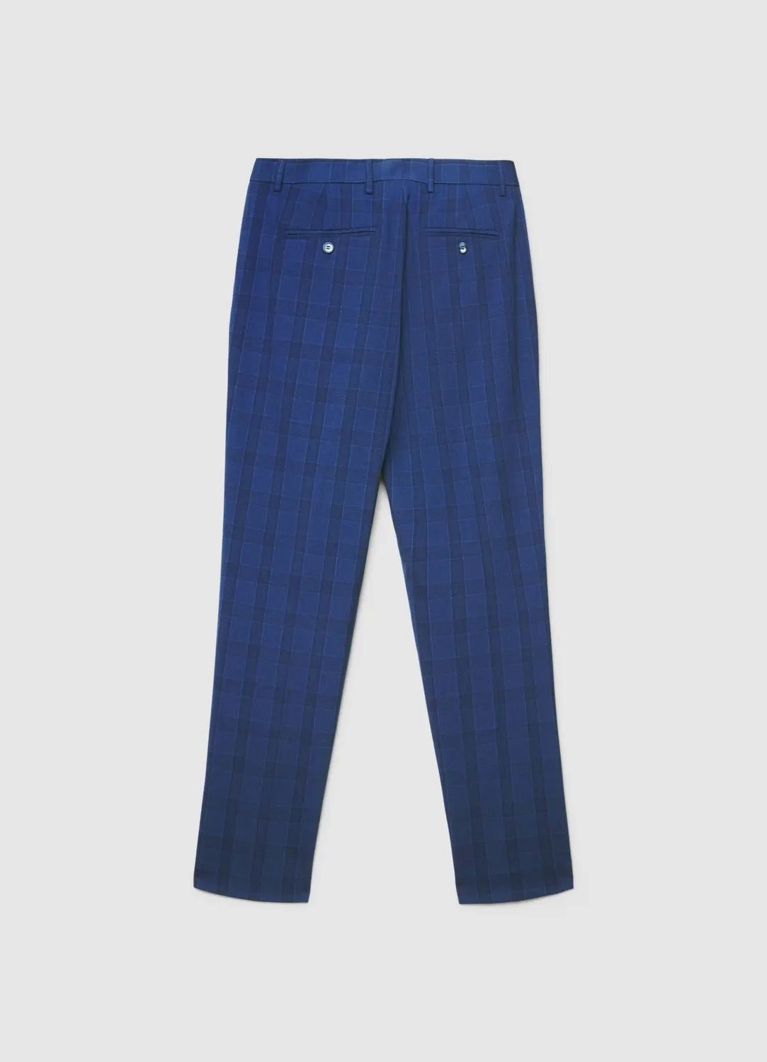 Calliope Atelier Pantalon Carreaux Homme Coupe Droite