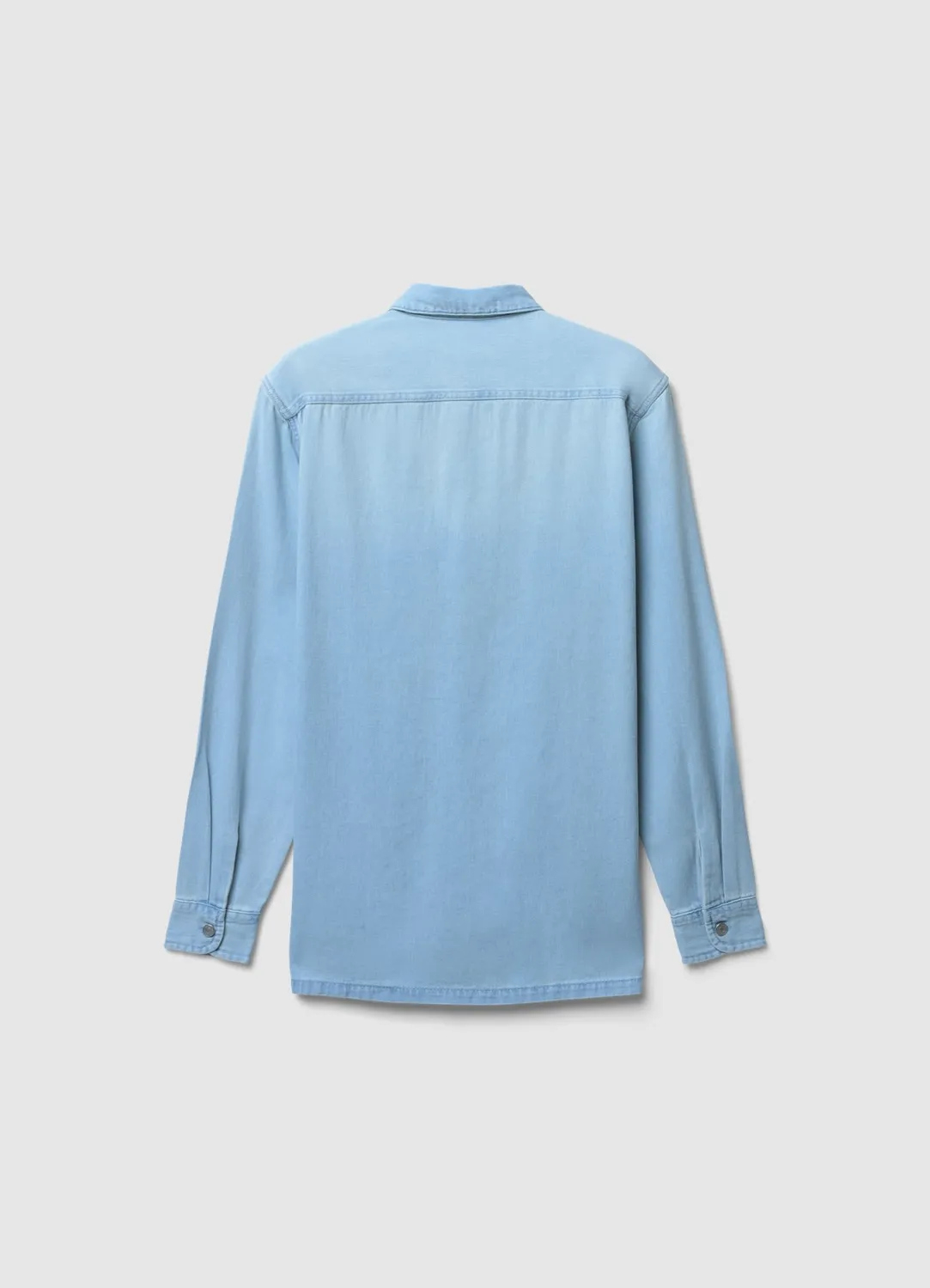 Calliope chemise en jean homme manches longues