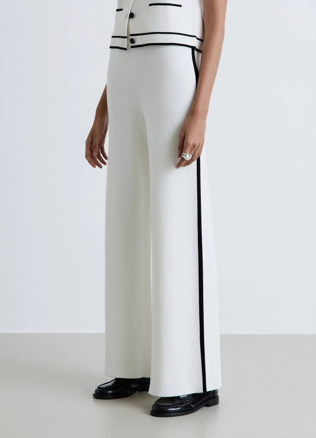 Calliope pantalon palazzo femme taille haute