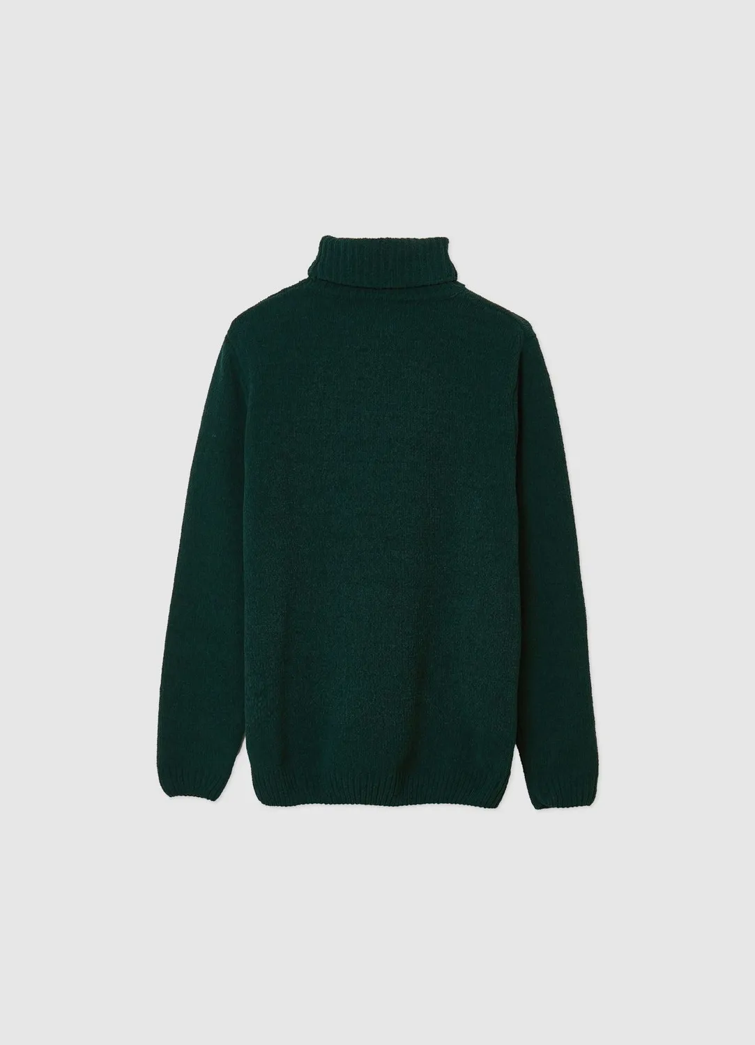 Calliope pull col roulé homme chenille uni